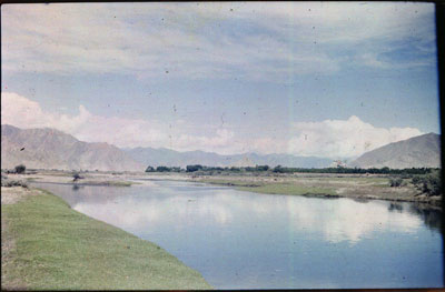Potala and Chakpori from the eaast