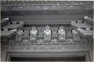 Detail of Norbu Lingka gate