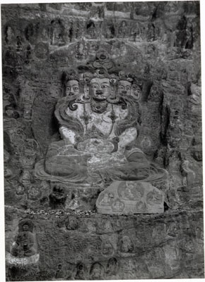 Rock carvings on the Lingkhor