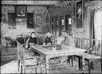 Dining room in Tsarong's house Dining room in Tsarong's house