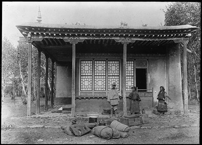 'A feature of the ling-ka is the Pleasure House.' At Kung-tang, a few miles from Lhasa