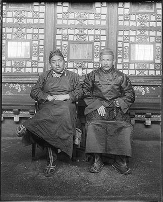 'And even Buriats (right) from distant Siberia'