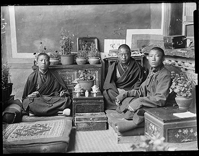 Tibetans conversing