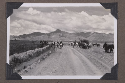 Gould and the Mission being received outside Gyantse Gould and the Mission being received outside Gyantse
