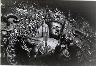 Buddha Image in Drepung Monastery Buddha Image in Drepung Monastery