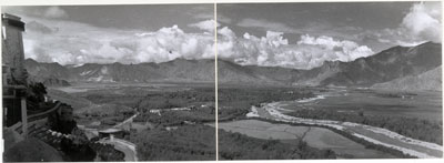 Panoramic view of Lhasa from Potala