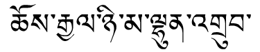 Tibetan script rendering of Chhšgyal Nyima Lhundup
