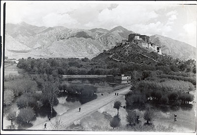 Potala palace from the south west