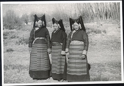 Women at Dekyi Lingka party, New Year 1937