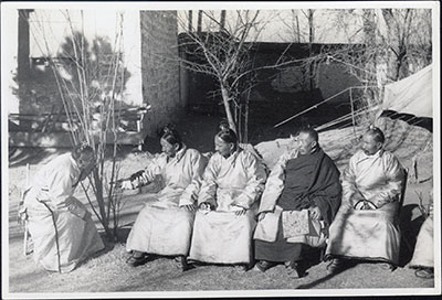 Four Cabinet Officials with Tsarong