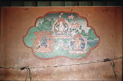 Painting in stables of Norbu Lingka