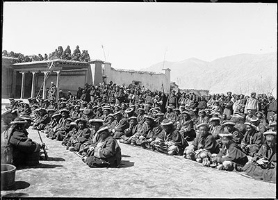 Soldiers at the 'Sky Archery' competition, Namda