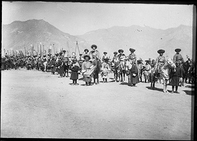 Cavalry procession at Trapchi Tsisher