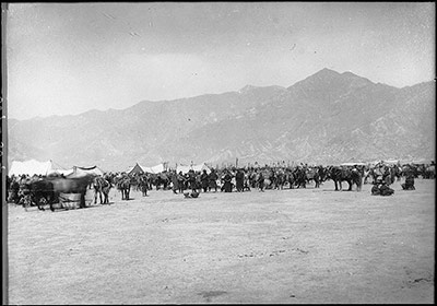 Gun and arrow competition, Lhasa