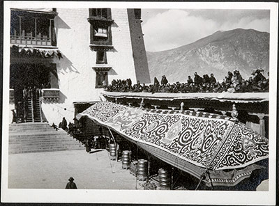 Eastern courtyard of the Potala at Gutor