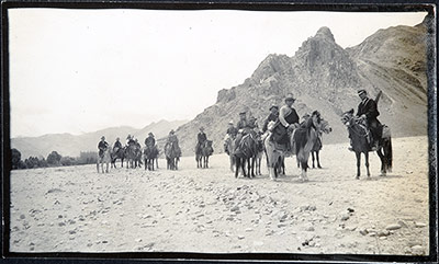 Group of horse riders at Shingdenka