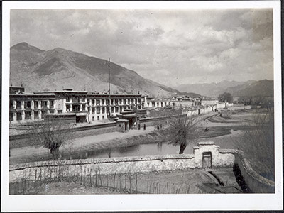 The Gyume Dratsang  building in Lhasa