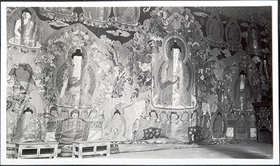 Wall hanging of the Buddha at Gyantse