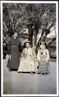 Kapshoba, his wife and brother-in-law