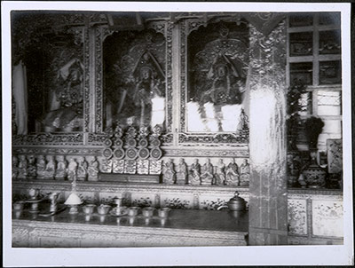 Tsarong family shrine room altar