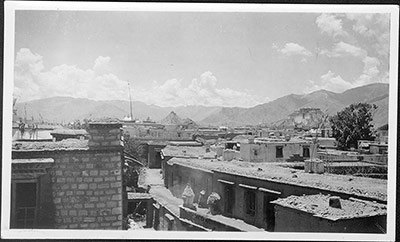 Roof top view of the Potala, Chakpori and Jokhang