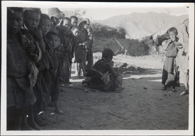 Beggars in Ragyapa quarter of Lhasa