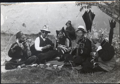 Musicians at Dekyi Lingka