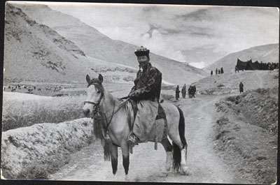 Norbhu on horseback near Khangmar