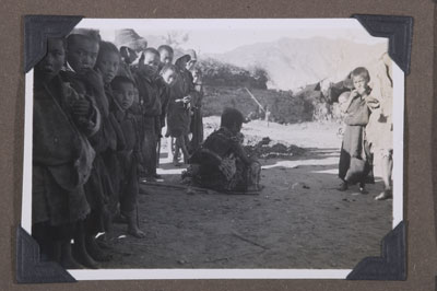 Beggars in Ragyapa quarter of Lhasa