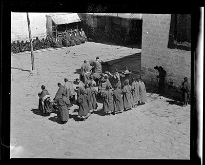 Group of monks at Monlam Torgyap