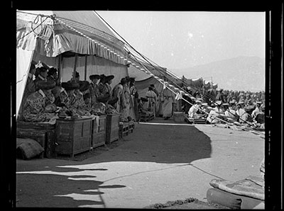 Tibetan cabinet at Dzonggyap Shambe festival