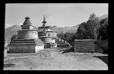 Reliquary monuments at Tshal Gungthang near Lhasa