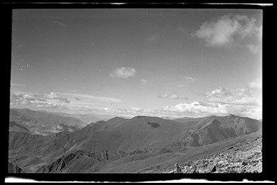 Mountain ranges from Kampa La pass