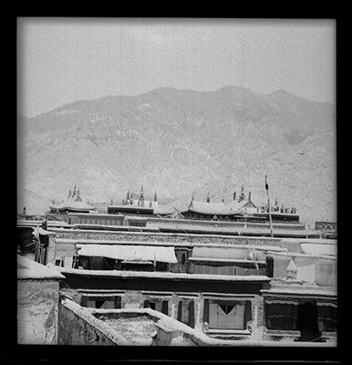 Gilded roofs of the Jokhang in Lhasa