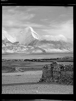 Chomolhari mountain range from Guru