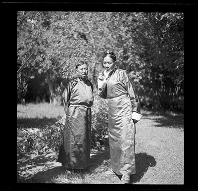 Bo Tsering and Phunkhang Yabshi Kung