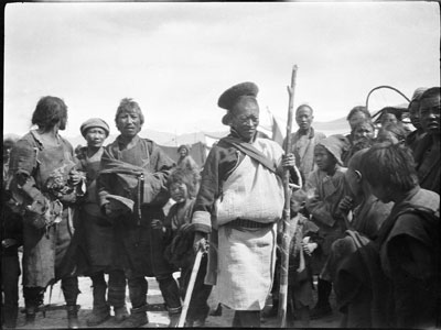 Policeman at Gyantse Gun and Arrow competition