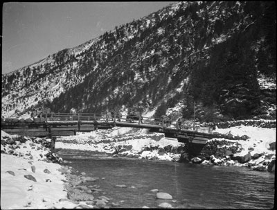 A bridge in the Chumbi Valley
