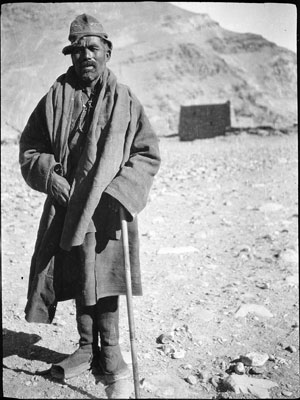 A Ladakhi calendar seller