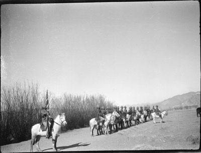 Mounted Escort from Frontier Force at Gyantse