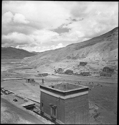 View of part of Sakya Monastery