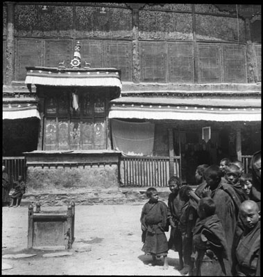 Courtyard in Sakya Monastery