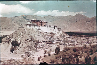 Potala Palace, Sho and Pargo Kaling taken from Chakpori