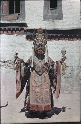Masked dancer at Palkhor Chode monastery in Gyantse