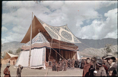 Dalai Lama's Peacock Tent at Doguthang, Rikya