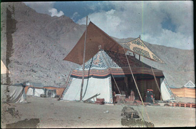 Dalai Lama's Peacock Tent at Doguthang, Rikya