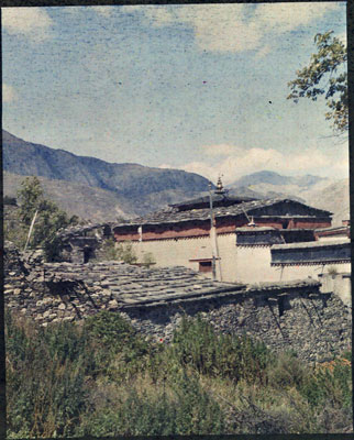 Khoting temple at Lhakhang Dzong in Lhodrag