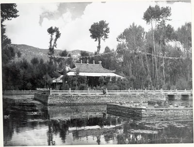 Lake pavilion, Norbu Lingka