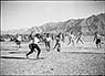 Football, man in long trousers about to kick